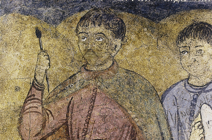 Pictură murală - Autoportretul lui Pârvu Mutu