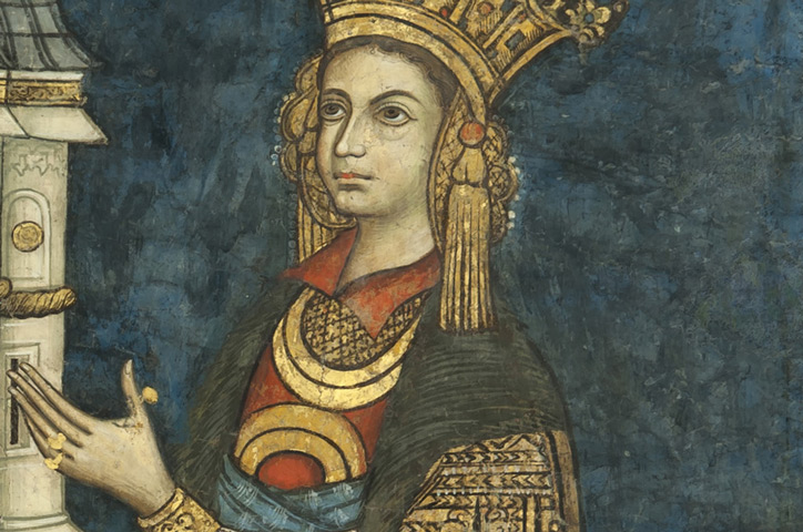 Pictură murală - Doamna Roxanda